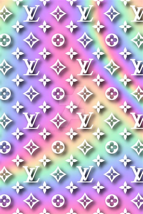 louis vuitton wallpaper rainbow|Louis Vuitton holographic wallpaper.